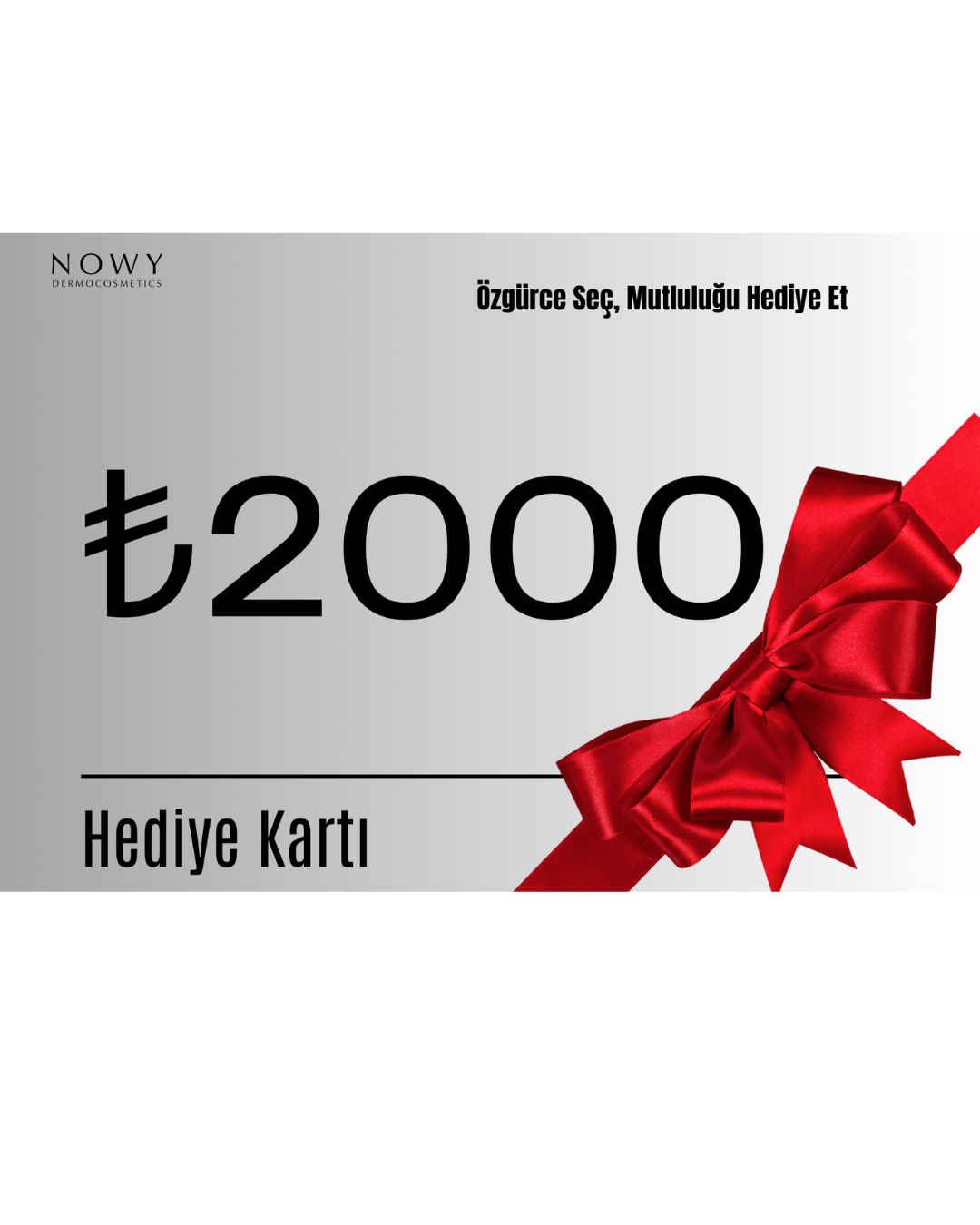 🛍 Nowy Kozmetik Hediye Kartı – Özgürce Seç, Mutluluğu Hediye Et!