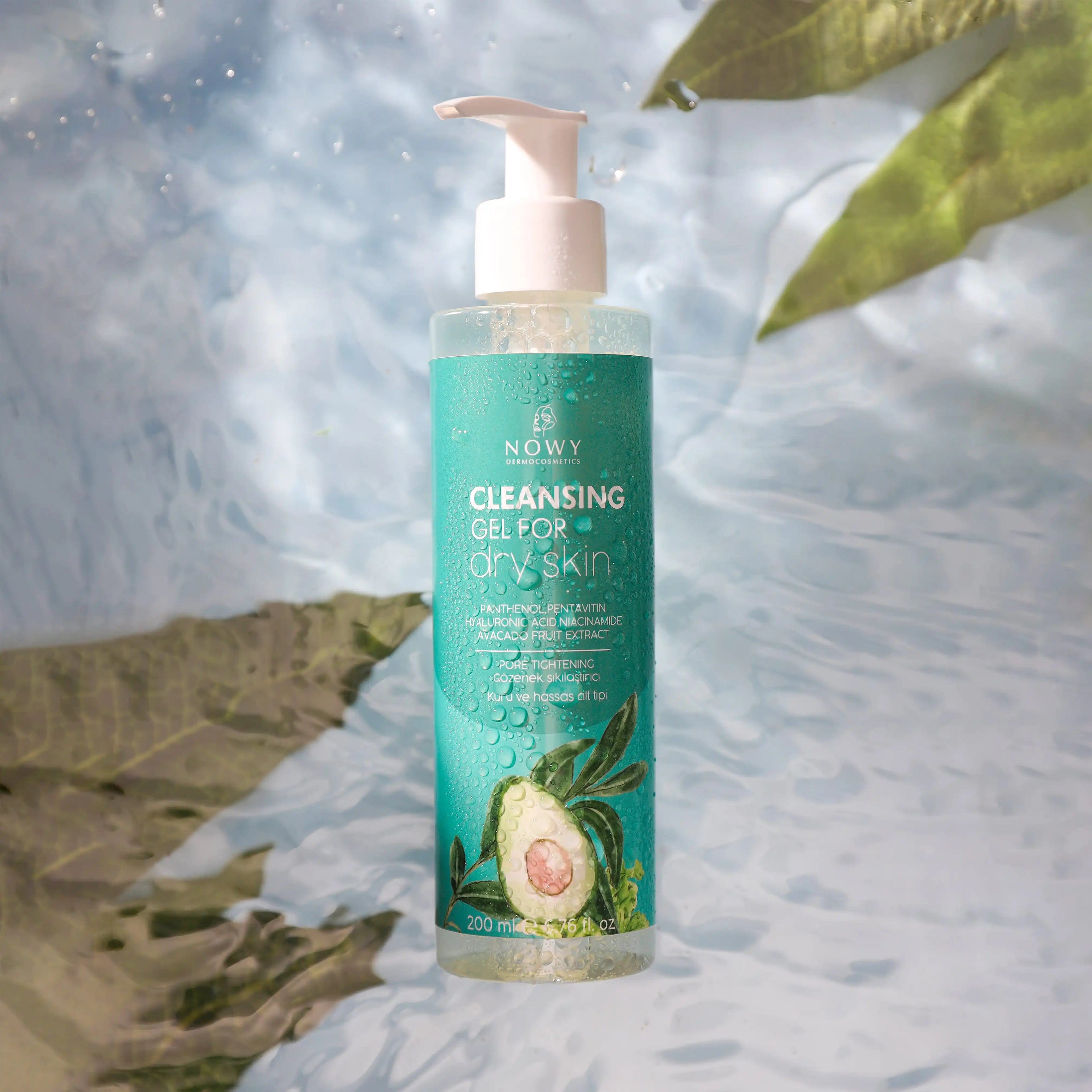 Avokado Özlü Yüz temizleme Jeli - Kuru ve Hassas Ciltler İçin Gözenek Sıkılaştırıcı & Nem Dengeleyici 200ml