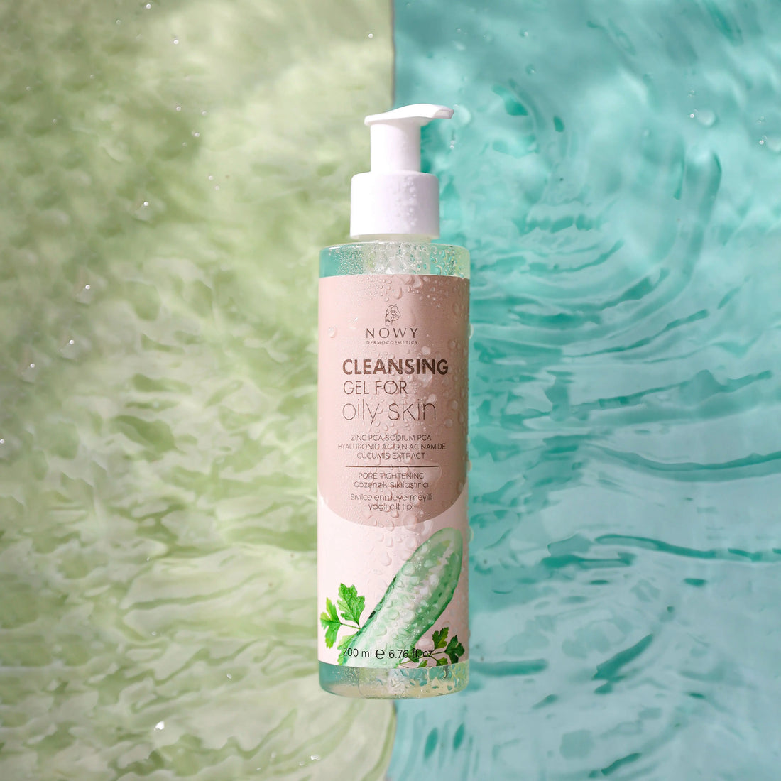 Salatalık Özlü Yüz Temizleme Jeli - Yağlı ve Karma İçin Gözenek Sıkılaştırıcı & Nem Dengeleyici 200ml